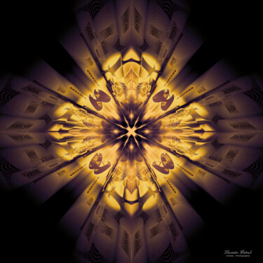 Digital Arts titled "mysterious kaleidos…" by Lecointre Patrick Artiste - Photographe, Original Artwork, Digital Painting