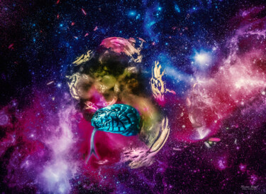 Digital Arts με τίτλο "Abstract Nebula Sna…" από Lecointre Patrick Artiste - Photographe, Αυθεντικά έργα τέχνης, Ψηφιακή ζωγ…