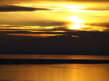 Fotografie mit dem Titel "Thessaloniki sunset" von Litsa Papalexiou, Original-Kunstwerk, Digitale Fotografie