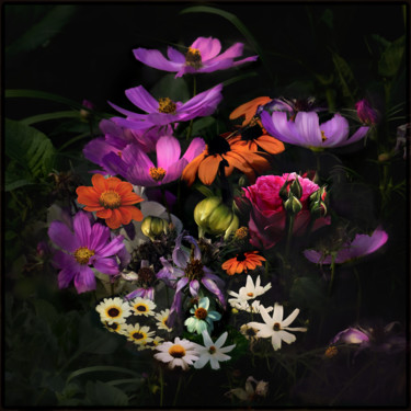 Photographie intitulée "Bouquet flamand" par Lsarah Dubas, Œuvre d'art originale, Photographie numérique