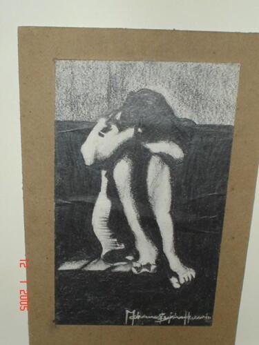 Malerei mit dem Titel "desperation" von L’Sart, Original-Kunstwerk