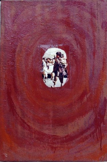 Peinture intitulée "MARRON" par Laurence Savelli, Œuvre d'art originale, Huile