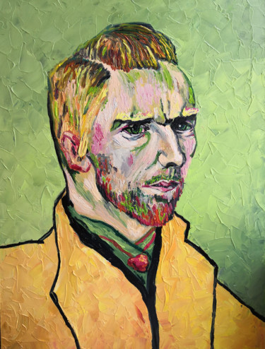 Vincent Painting titled "Vincent" by Ludmila Riabkova, Original Art, Oil
