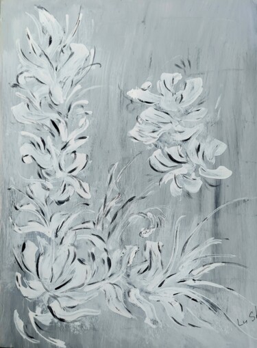 Pintura intitulada "Winter Beauty" por Lu Sho, Obras de arte originais, Acrílico