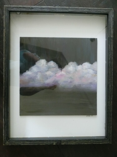 Painting titled "Every cloud has a s…" by Lu Zihan, Original Artwork, Oil