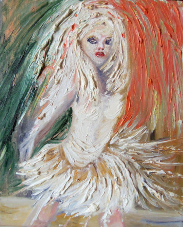 Peinture intitulée "Danse d'été" par Luana Béatrice Lazar, Œuvre d'art originale, Huile
