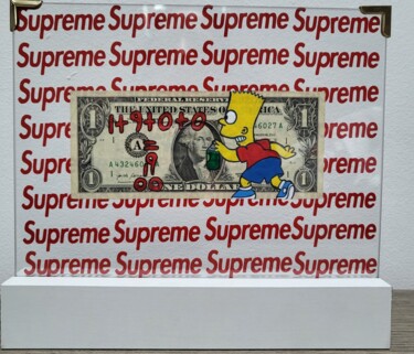 Pintura titulada "Simpson supreme" por Luana Muntoni (MunLu), Obra de arte original, Rotulador