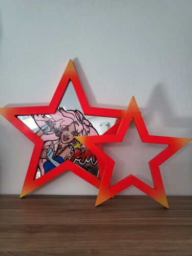 Malerei mit dem Titel "Jem - you are a star" von Luana Muntoni (MunLu), Original-Kunstwerk, Acryl