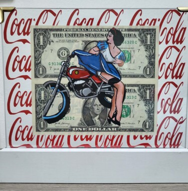 Peinture intitulée "Snow white for coke" par Luana Muntoni (MunLu), Œuvre d'art originale, Acrylique