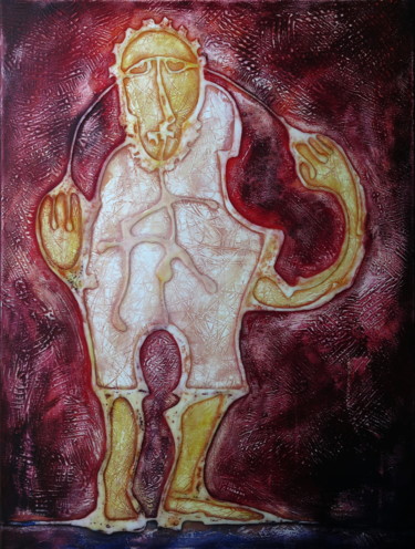 Painting titled "Delirium" by Ľubomír Korenko, Original Artwork, Acrylic