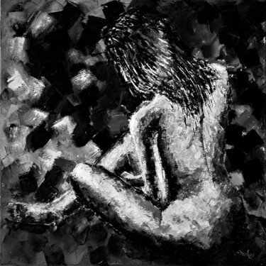 Malarstwo zatytułowany „Night Awakening” autorstwa Lubosh Valenta, Oryginalna praca, Akryl