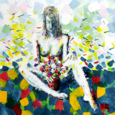 Malarstwo zatytułowany „Dance of Colors” autorstwa Lubosh Valenta, Oryginalna praca, Akryl