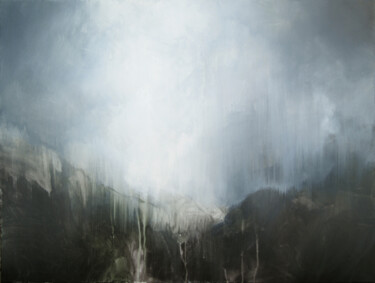 Картина под названием "Source 1 (60x80cm)" - Luc Andrieux, Подлинное произведение искусства, Акрил Установлен на Деревянная…