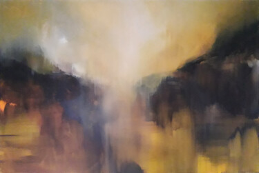 Картина под названием "Méditation (100x150…" - Luc Andrieux, Подлинное произведение искусства, Акрил Установлен на Деревянна…
