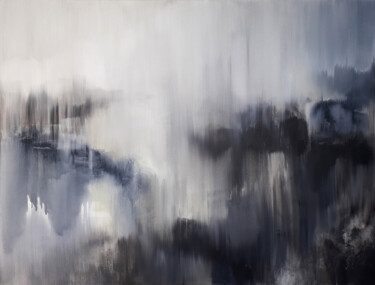 Картина под названием "Symphonie 1 (89 X 1…" - Luc Andrieux, Подлинное произведение искусства, Акрил Установлен на Деревянна…