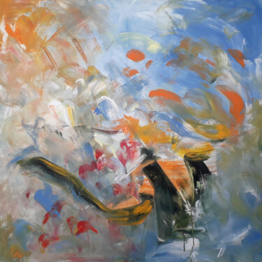 Pintura titulada "Saison 4 (100x 100…" por Luc Andrieux, Obra de arte original, Acrílico Montado en Bastidor de camilla de m…