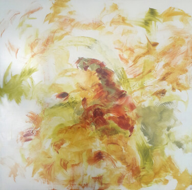 Peinture intitulée "Saison 11 (100x100c…" par Luc Andrieux, Œuvre d'art originale, Acrylique Monté sur Châssis en bois