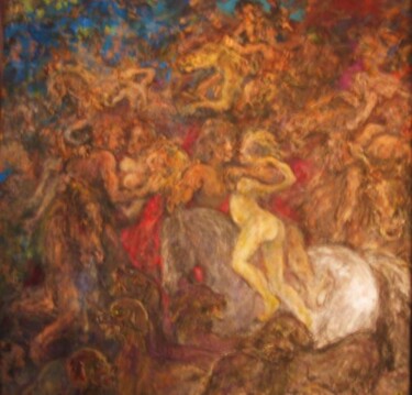 Painting titled "Apocalyps" by Luc Devondel, Original Artwork, Oil