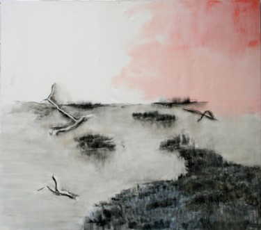 Peinture intitulée "lagune.jpg" par Marc Evans, Œuvre d'art originale, Huile