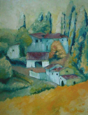 Painting titled "La provence" by Luc Lavroff, Original Artwork