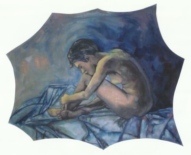 Peinture intitulée "La oisivetée" par Luc Lavroff, Œuvre d'art originale