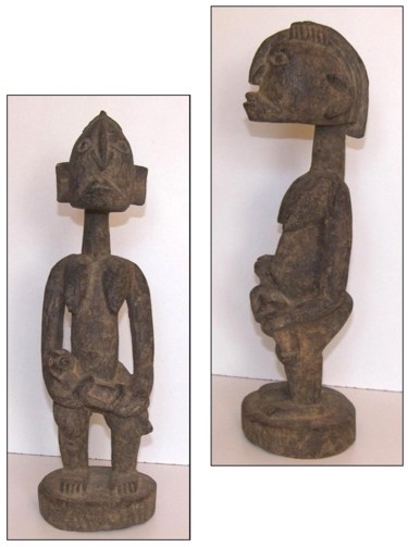 Artisanat intitulée "Maternité Dogon" par Luc Lavroff, Œuvre d'art originale