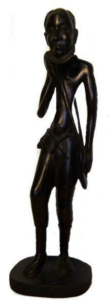 Sculpture titled "Le chasseur" by Luc Lavroff, Original Artwork