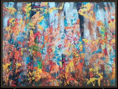 Painting titled "Galerie Nature 5917" by Luc Mora, Original Artwork, Acrylic