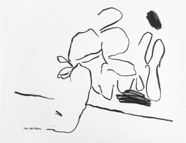 Zeichnungen mit dem Titel "MAGNETIC DREAM" von Luc Pierre, Original-Kunstwerk, Pastell
