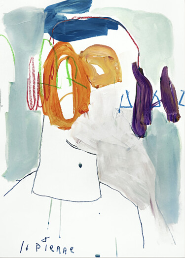 Peinture intitulée "MINA LOSA" par Luc Pierre, Œuvre d'art originale, Acrylique