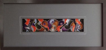 Collages intitulée "Tao 1" par Luc Philippe, Œuvre d'art originale, Collages Monté sur Carton