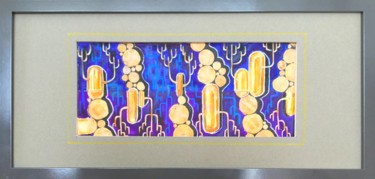 Collagen mit dem Titel "Bois sur Bois" von Luc Philippe, Original-Kunstwerk, Collagen Auf Karton montiert