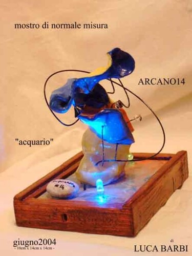 Escultura titulada "acquario - arcano14" por Luca Barbi, Obra de arte original, Otro
