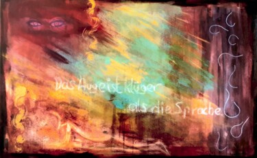 Pittura intitolato "The eye is smarter…" da Luca Bezerra, Opera d'arte originale, Acrilico