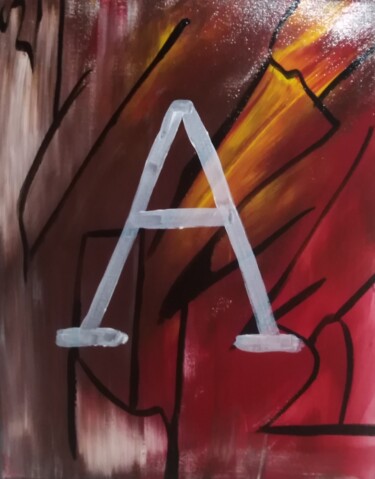 Malarstwo zatytułowany „A come Alba” autorstwa Luca Cappai, Oryginalna praca, Akryl