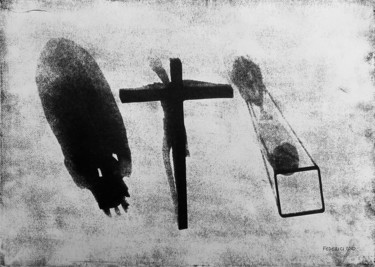 Отпечатки и Гравюры под названием "Still Life with Sku…" - Luca Federici, Подлинное произведение искусства, Масло