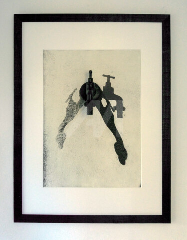 Prenten & gravures getiteld "3AB (3x Atomic Blas…" door Luca Federici, Origineel Kunstwerk, Olie