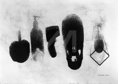 ATOMIC VANITAS 2021 Εκτυπώσεις & Χαρακτικά με τίτλο "ATOMIC VANITAS 2021" από Luca Federici, Αυθεντικά έργα τέχνης, Λάδι