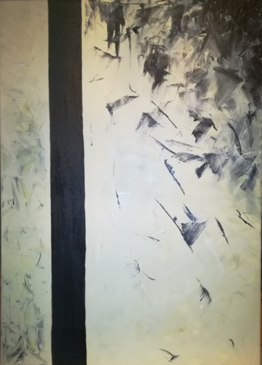 Painting titled "Birds" by Demonrat Ph, Original Artwork, Oil