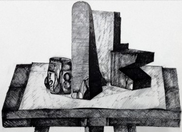 Disegno dal vero Dessin intitulée "Disegno dal vero" par Luca Martinoli, Œuvre d'art originale, Stylo à bille