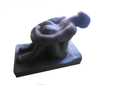 Escultura intitulada "Donna raccolta" por Luca Martinoli, Obras de arte originais