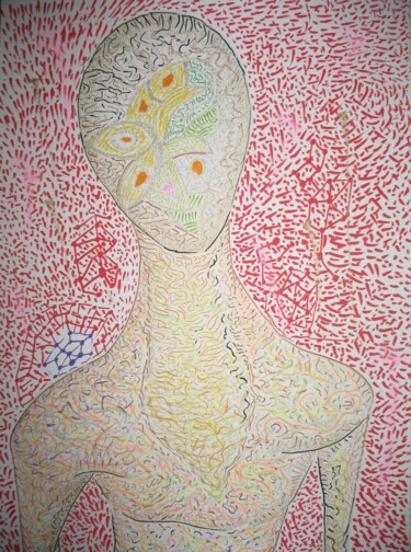 Desenho intitulada "Emozioni Profonde" por Luca Tornambè, Obras de arte originais