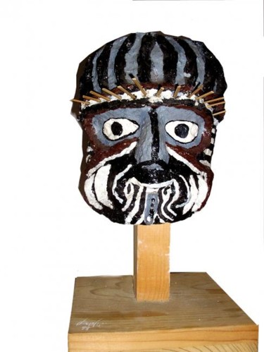 Installazione intitolato "Mask Tepui" da Luca Ascari, Opera d'arte originale
