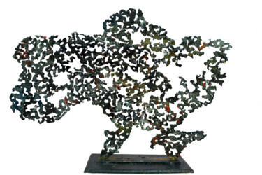Sculpture titled "Ukraine" by Lucart, Original Artwork, Stainless Steel
