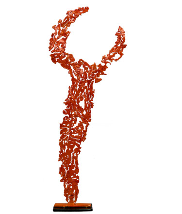 Escultura intitulada "Pince de homard (ho…" por Lucart, Obras de arte originais, Aço inoxidável