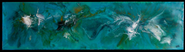 Pintura titulada "Prise de vue satell…" por Lucart, Obra de arte original, Pintura al aerosol Montado en Bastidor de camilla…