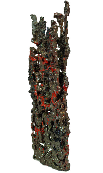 Sculpture intitulée "Chaos N°5" par Lucart, Œuvre d'art originale, Acier inoxydable