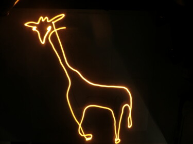 Fotografia intitolato "Safari painting lig…" da Lucas Martin (LM), Opera d'arte originale, Light Painting