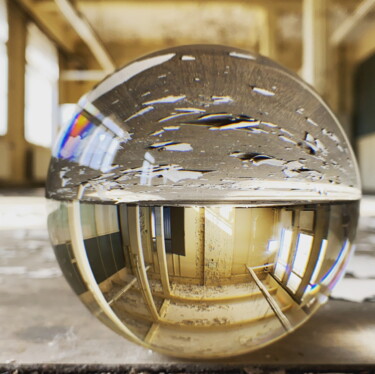 Photographie intitulée "Magic Ball" par Lucas Riedel, Œuvre d'art originale, Photographie numérique