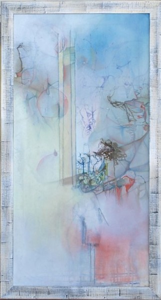 Pittura intitolato "Vapori" da Luca Scopetti - Alangrime -, Opera d'arte originale